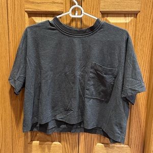 lululemon oversized cropped tee